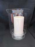 Simon Pearce Revere Hurricane lamp, a clear glass decorative candle holder - thumbnail 1 of 4