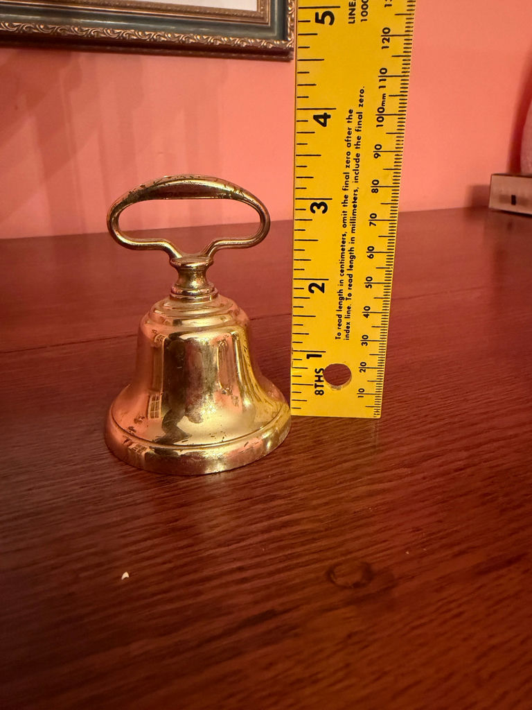 vintage brass hostess or table bell - image 3 of 3