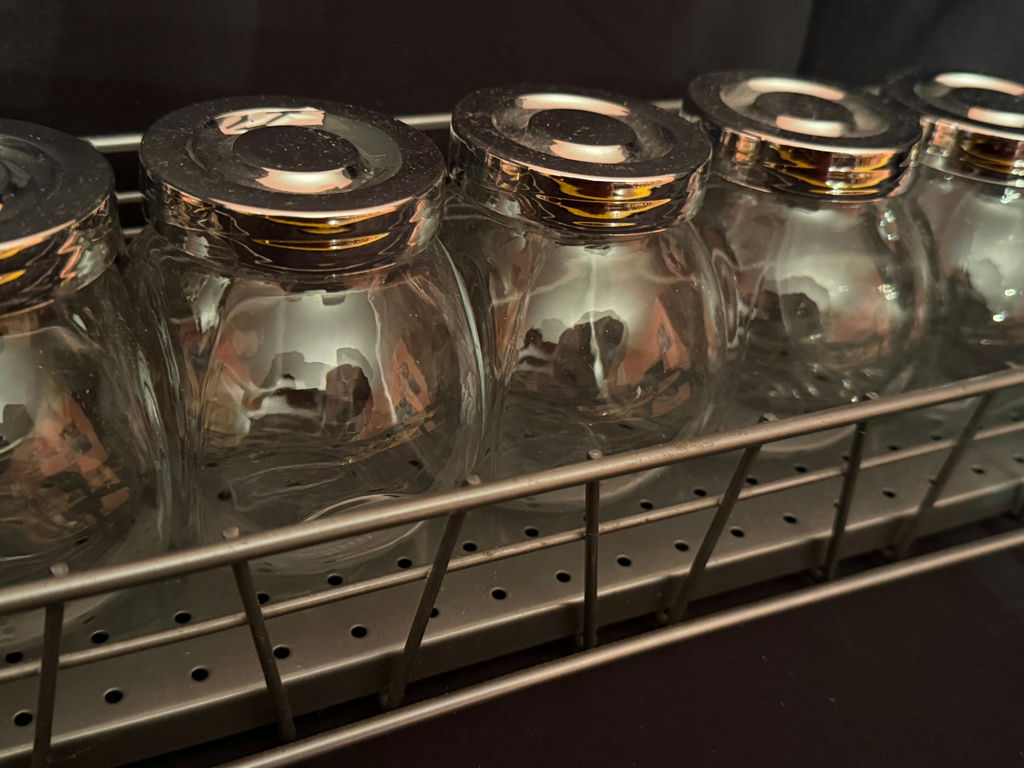 5-jar metal spice rack - image 3 of 4