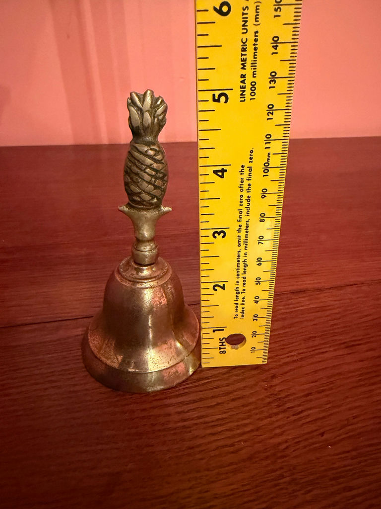 Brass pineapple bell - image 3 of 3