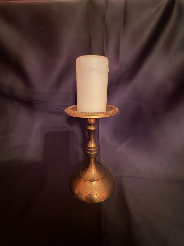 Vintage brass candlestick holder - image 1 of 5