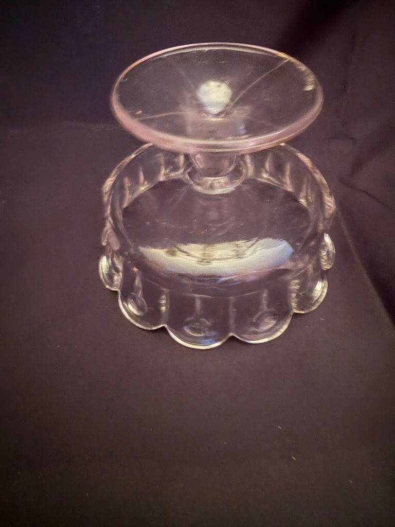 Early American Pattern Glass (EAPG) compote dish - image 2 of 3
