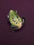 handcrafted blown glass frog figurine - thumbnail 2 of 3