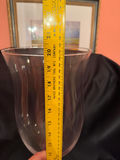 Ruby red glass hurricane candle holder - thumbnail 8 of 8