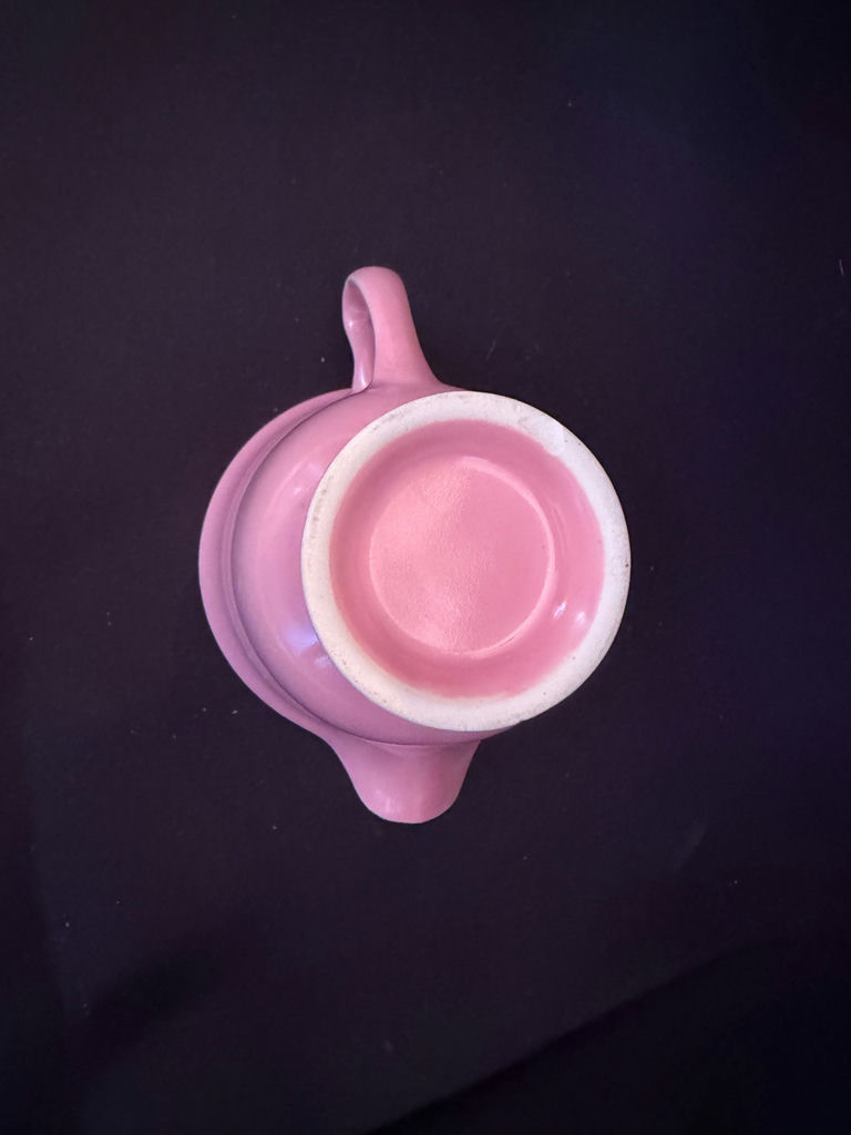 W.S. George vintage pink creamer - image 4 of 5