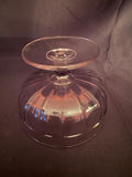 Vintage crystal footed compote bowl - thumbnail 3 of 4