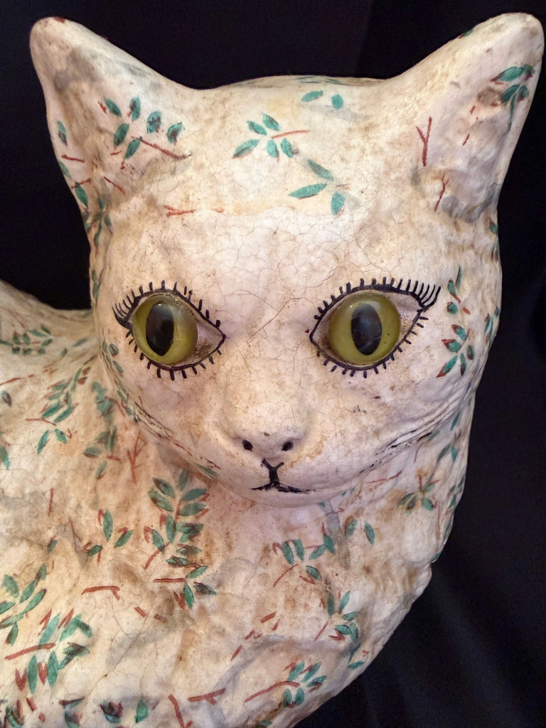 vintage, hand-painted cat figurine - image 3 of 6