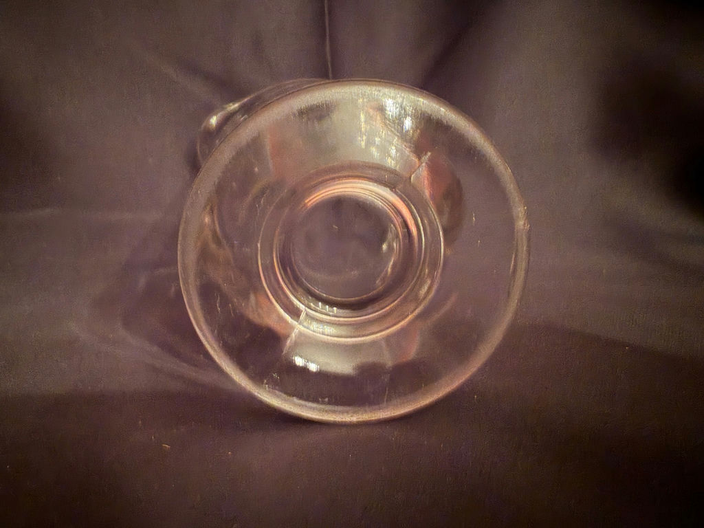 EAPG (Early American Pattern Glass) pedestal glass pitcher - image 3 of 4