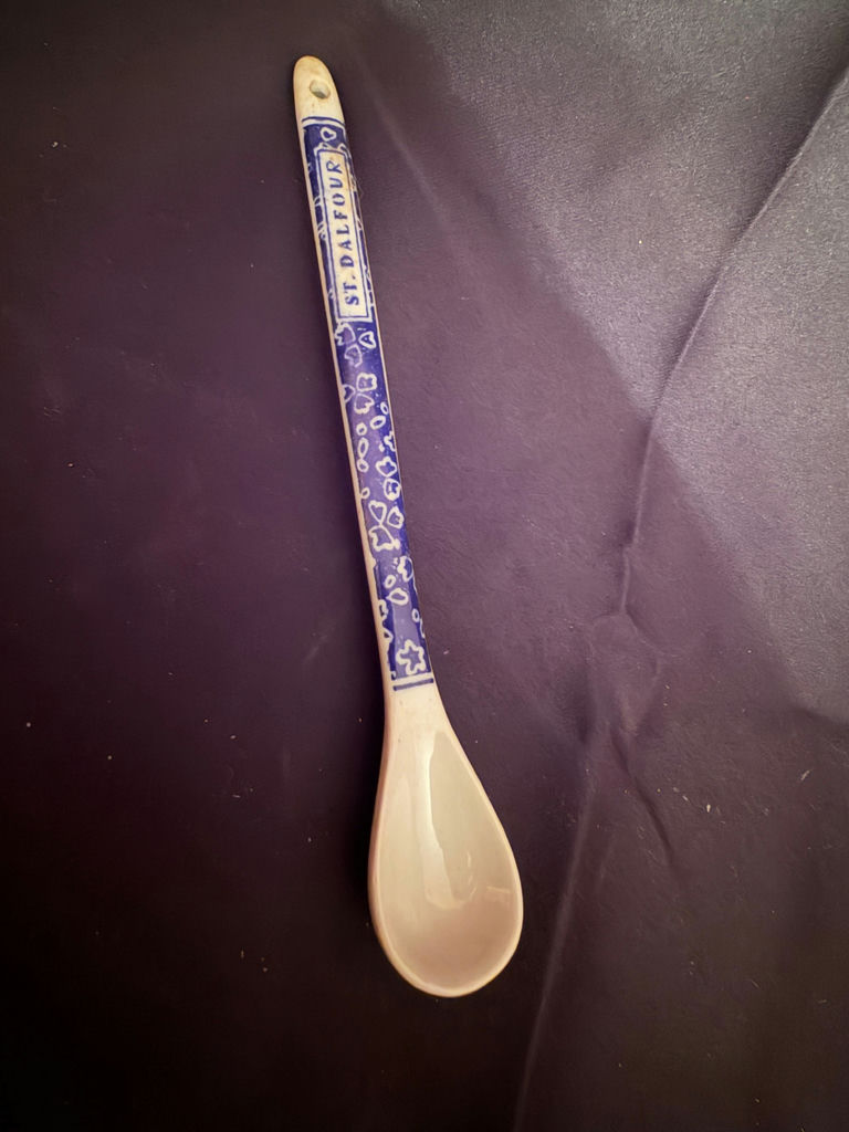 St. Dalfour ceramic spoon - image 1 of 5