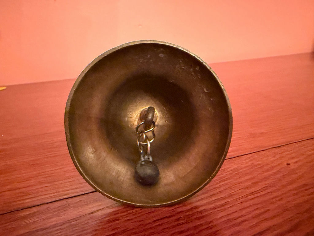 Brass pineapple bell - image 2 of 3