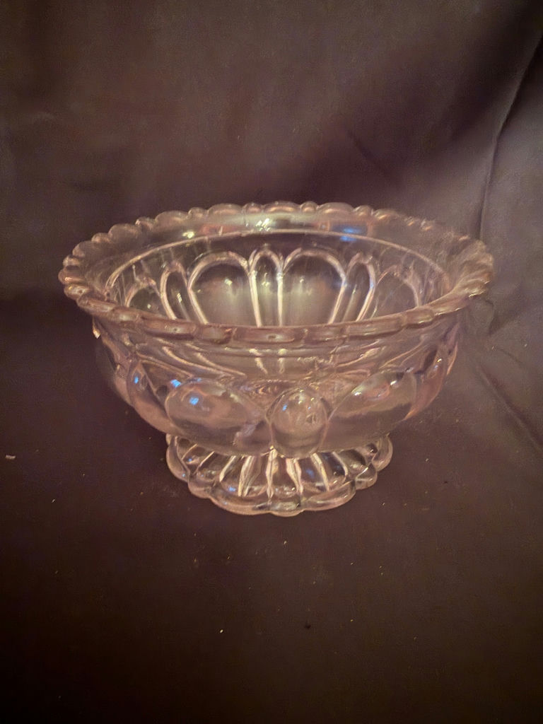 Vintage glass trinket dish - image 1 of 6
