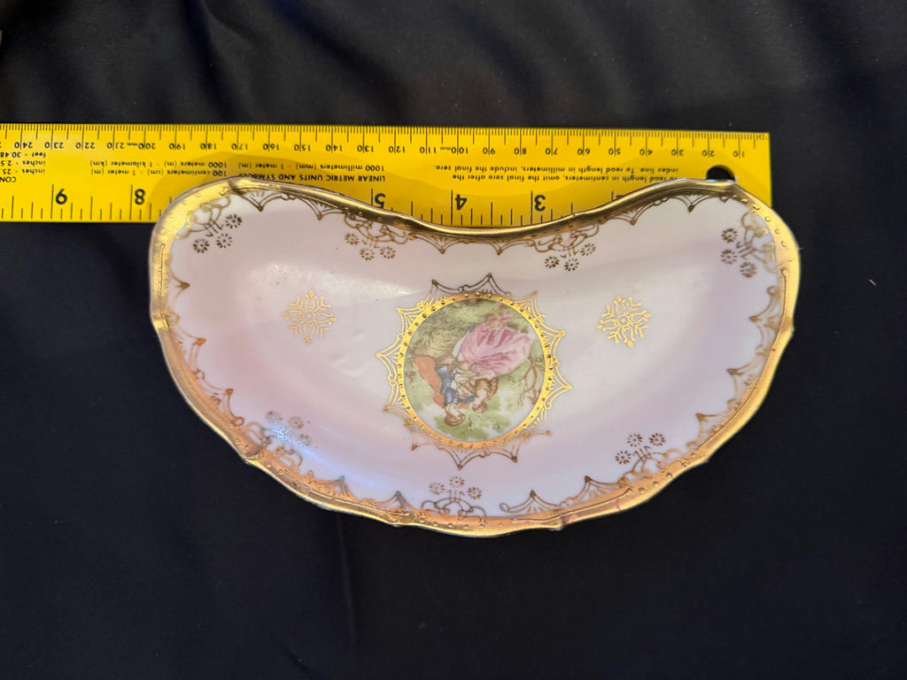 vintage Royal Vienna style "bone dish" or trinket dish - image 4 of 4