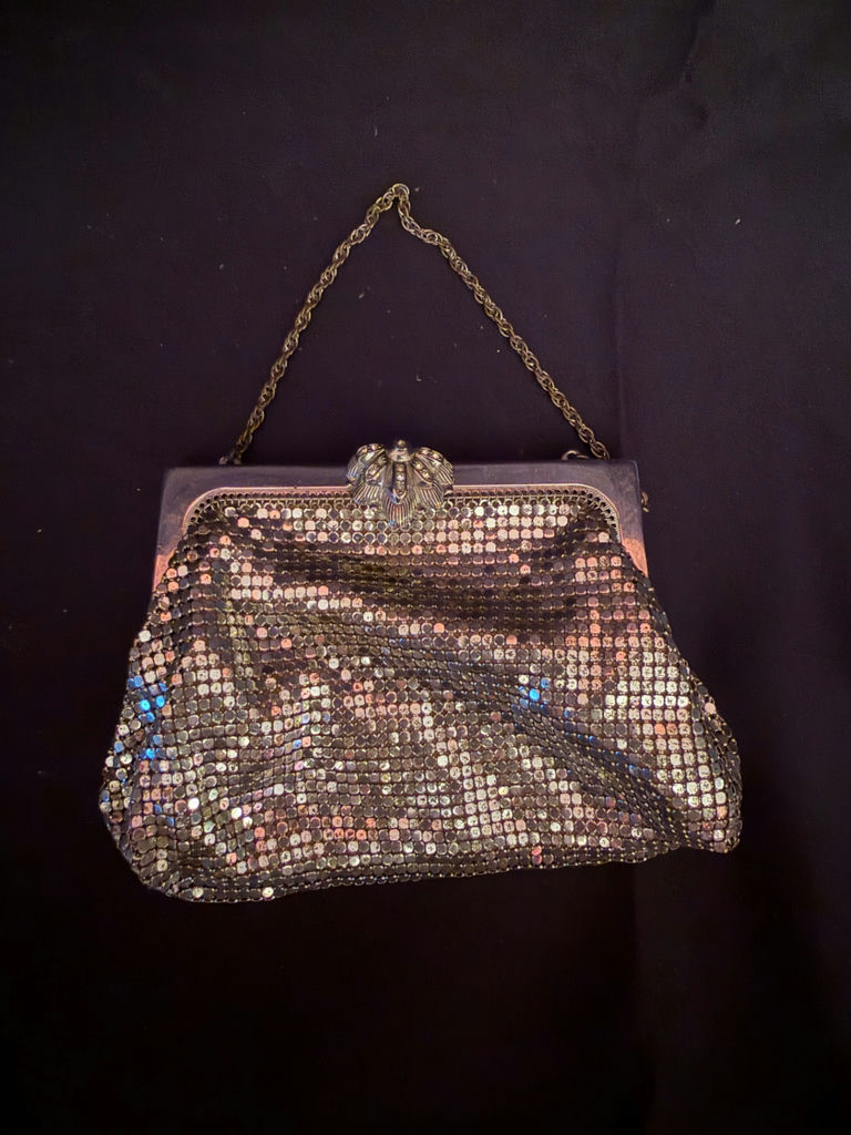 Vintage Whiting & Davis metal mesh purse - pre-1950 - image 1 of 5