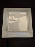 New in Box - 12 collectible ceramic square plate or serving dish from the "Martinis & Merlot" collection - thumbnail 2 of 4