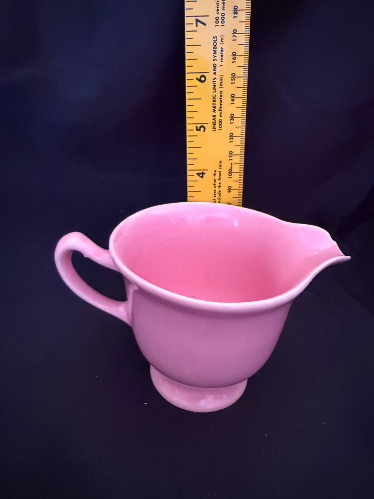 W.S. George vintage pink creamer - image 5 of 5