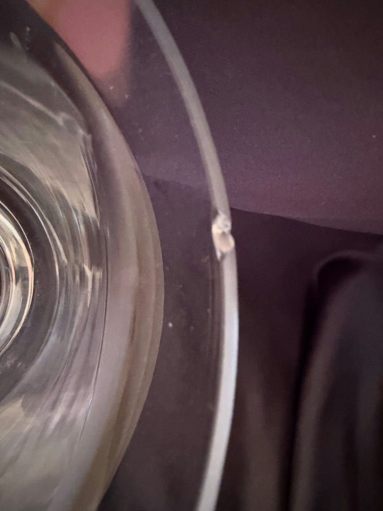 Simon Pearce Revere Hurricane lamp, a clear glass decorative candle holder - image 2 of 4