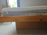 Wood Platform Bed Frame with Like New Endy Mattress - thumbnail 6 of 9