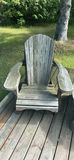 Wooden Adirondack Chairs and Round Side Table - thumbnail 2 of 9