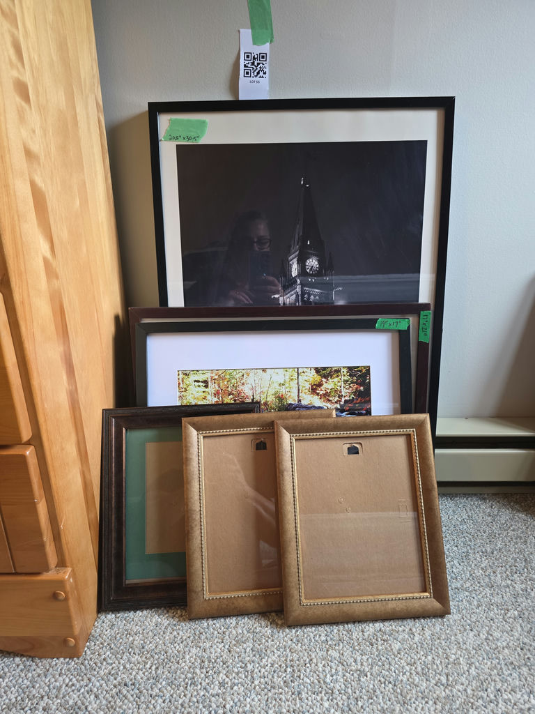 Assorted Framed Wall Art and Picture Frames - image 5 of 7
