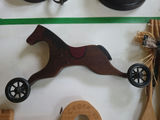 Wooden Horse Decor, Kitchen Utensils, Key Holder, Pine Cone, and Decorative Nuts - thumbnail 3 of 7