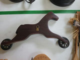 Wooden Horse Decor, Kitchen Utensils, Key Holder, Pine Cone, and Decorative Nuts - thumbnail 4 of 7