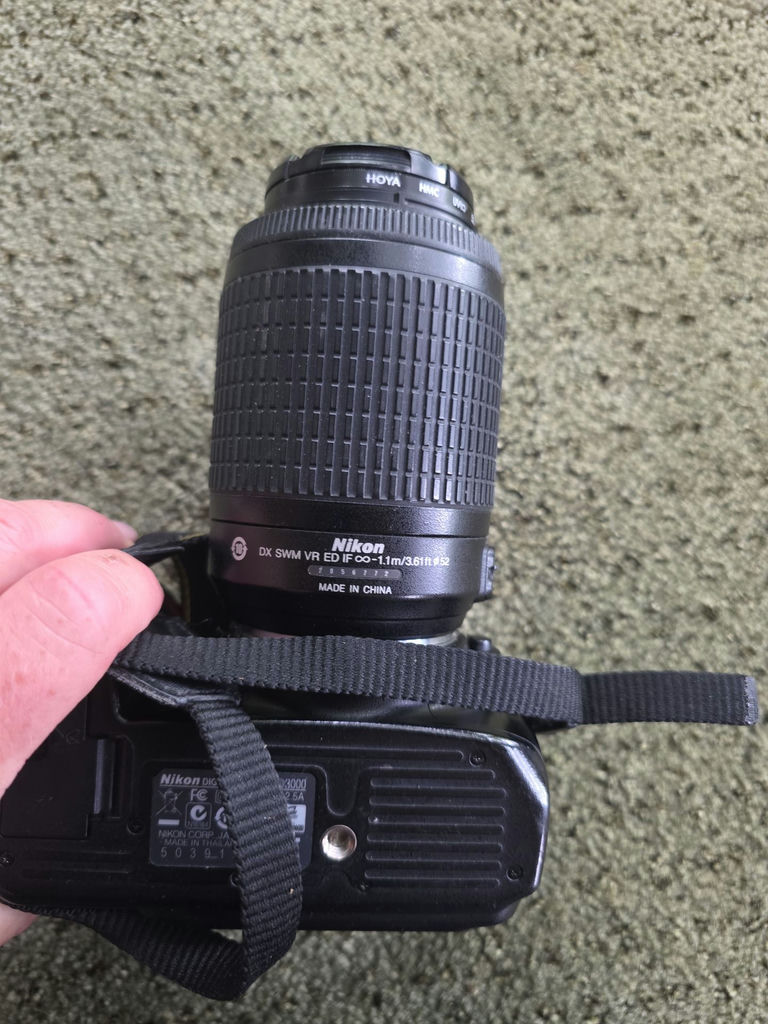 NIKON D3000 Camera And Extra Lens - image 11 of 11
