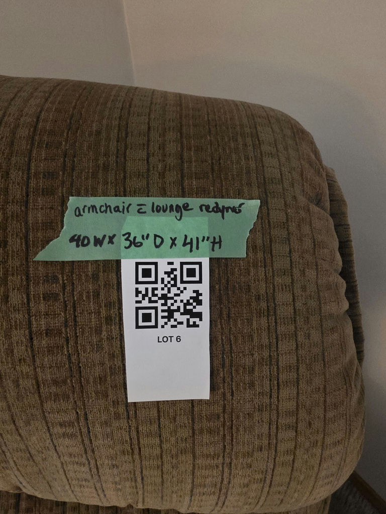 La-Z-Boy Brown Fabric Lounge Recliner Armchair - image 6 of 6
