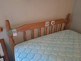 Wooden Bed Frame with Mattress and Box Spring - thumbnail 3 of 6