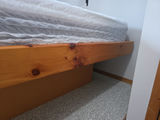 Wood Platform Bed Frame with Like New Endy Mattress - thumbnail 7 of 9