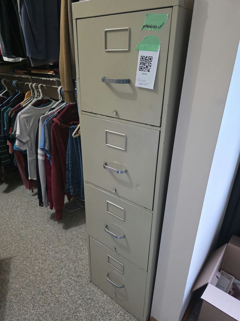 Four-Drawer Metal Filing Cabinet - image 1 of 3