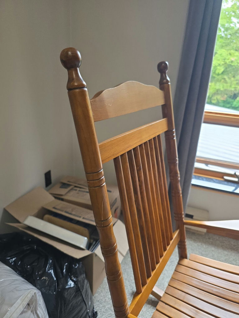 Wooden Rocking Chair - image 6 of 7