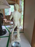 Michelangelo David Sculpture Reproduction And Glass Apple - thumbnail 3 of 8