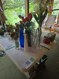Vase Lot Including Artificial Flowers - thumbnail 7 of 7