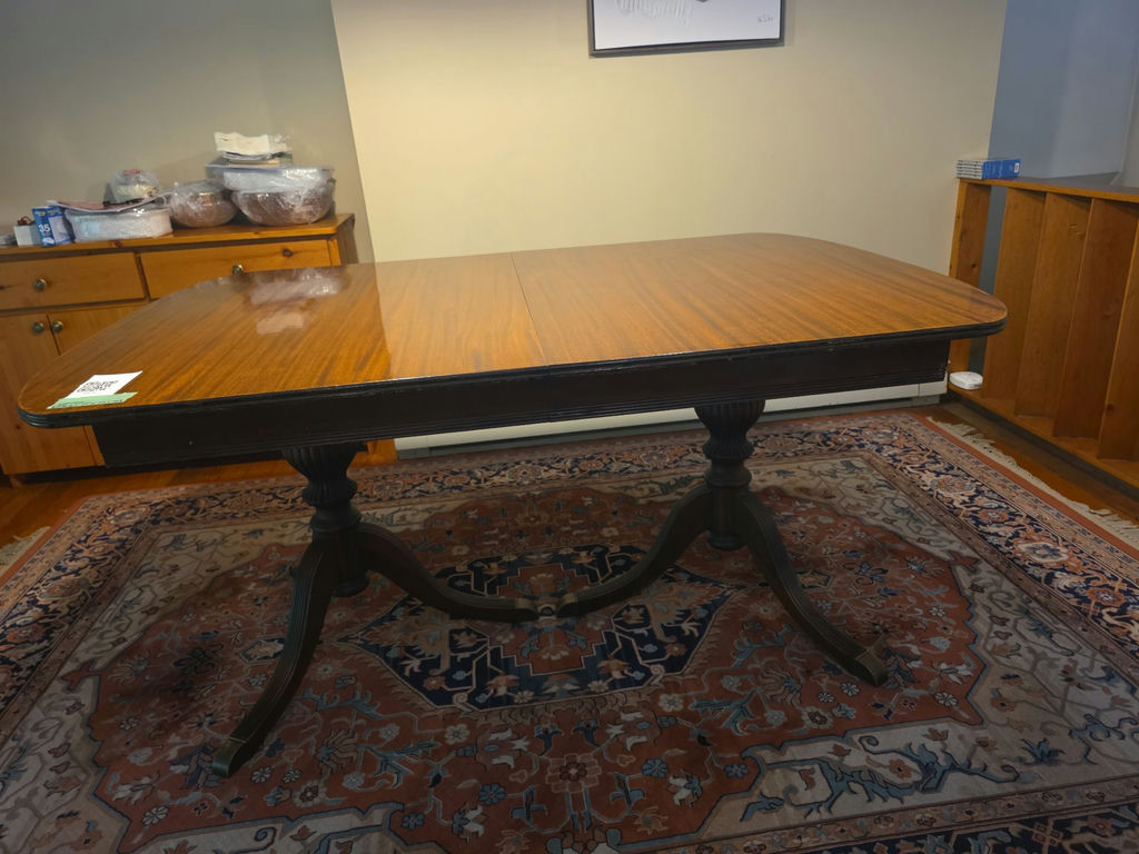 Wood Dining Table with Insert Leaf - image 1 of 13
