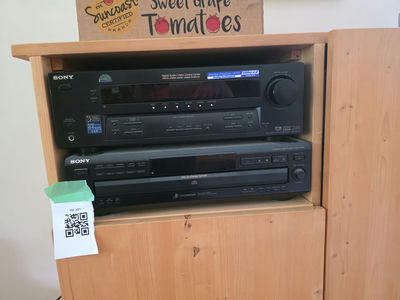 Sony Audio Receiver and 5 CD Changer - Image 1 of 6