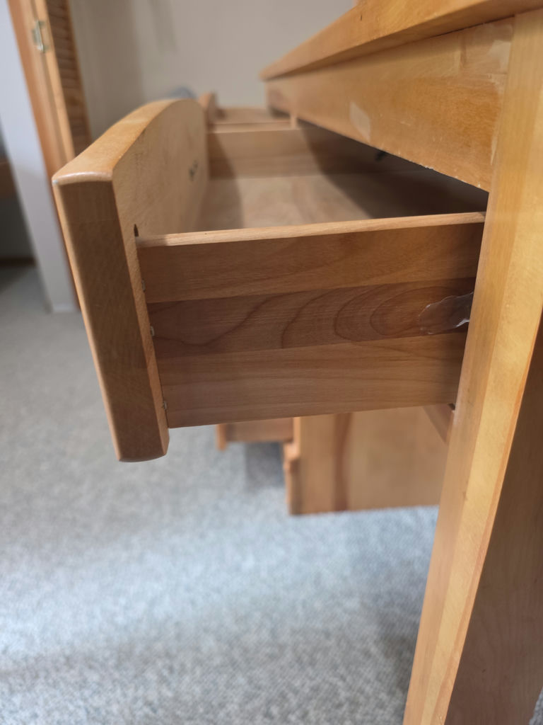 Wooden Desk with Chair - image 3 of 10
