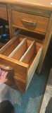 Wooden Office Desk with Drawers - thumbnail 7 of 9