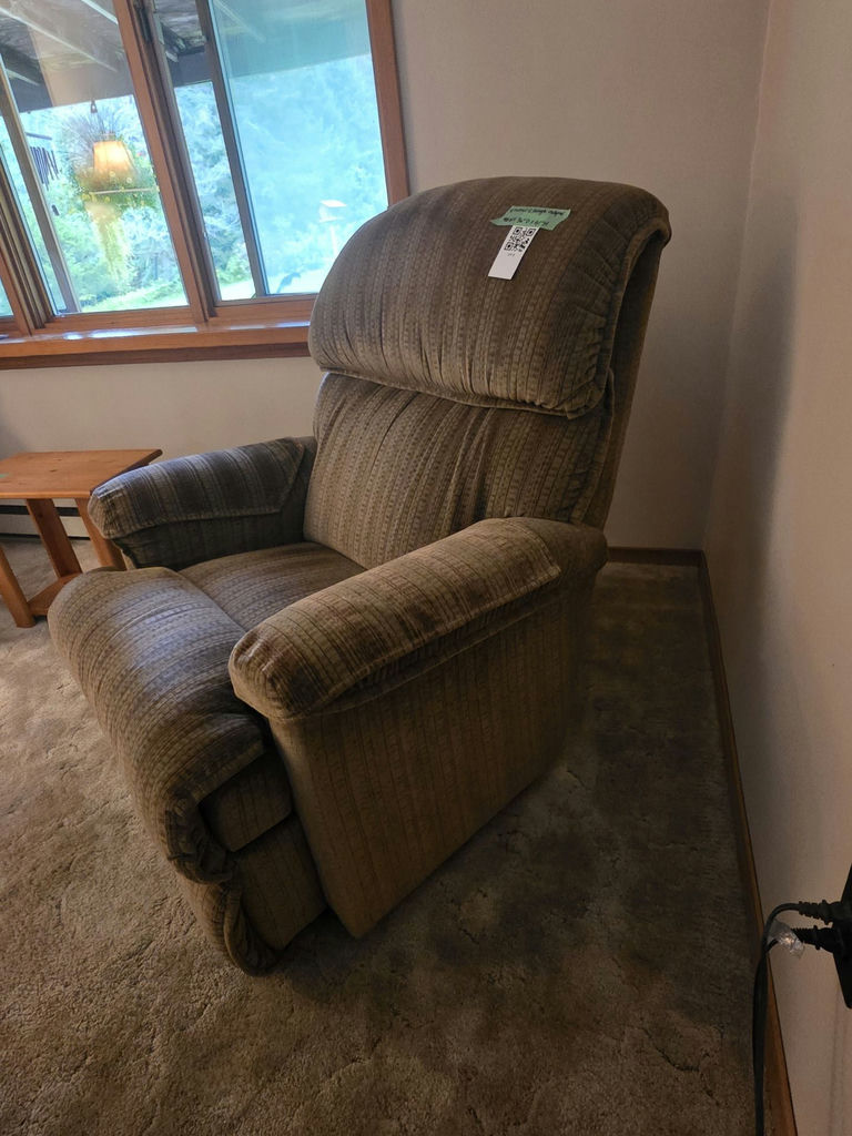 La-Z-Boy Brown Fabric Lounge Recliner Armchair - image 2 of 6