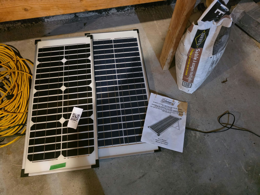 Coleman Solar Panels and User Manual - image 1 of 2