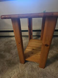 Solid wood side table - thumbnail 2 of 4