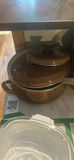 Brown Enamel Cookware Pot Set - thumbnail 3 of 10