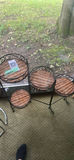 Metal and Wicker Tiered Plant Stand - thumbnail 5 of 6