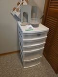 Plastic Storage Drawer Organizer Unit Plus Office Accessories - thumbnail 1 of 4