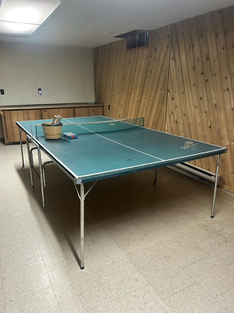 Green Folding Ping Pong Table with Net and Paddles - image 2 of 11