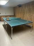 Green Folding Ping Pong Table with Net and Paddles - thumbnail 2 of 11