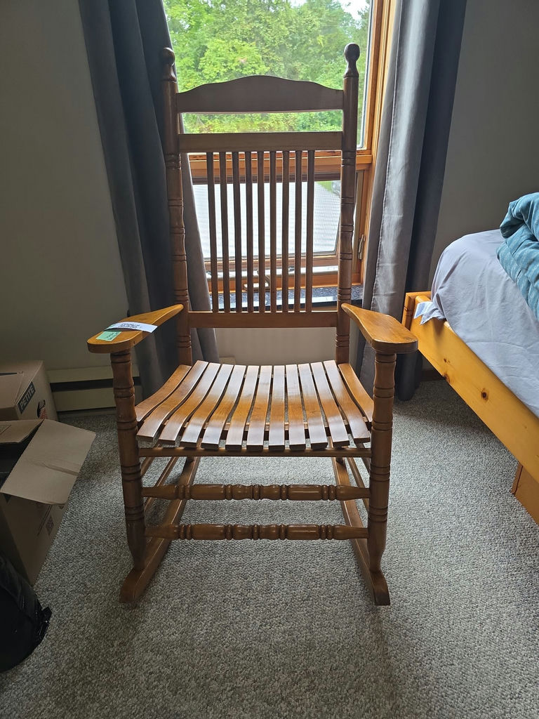 Wooden Rocking Chair - image 1 of 7