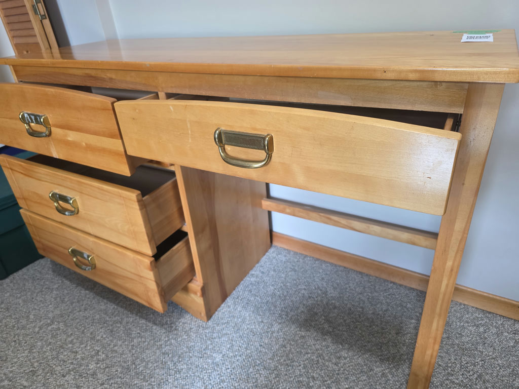 Wooden Desk with Chair - image 2 of 10