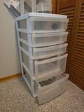 Plastic Storage Drawer Organizer Unit Plus Office Accessories - thumbnail 2 of 4