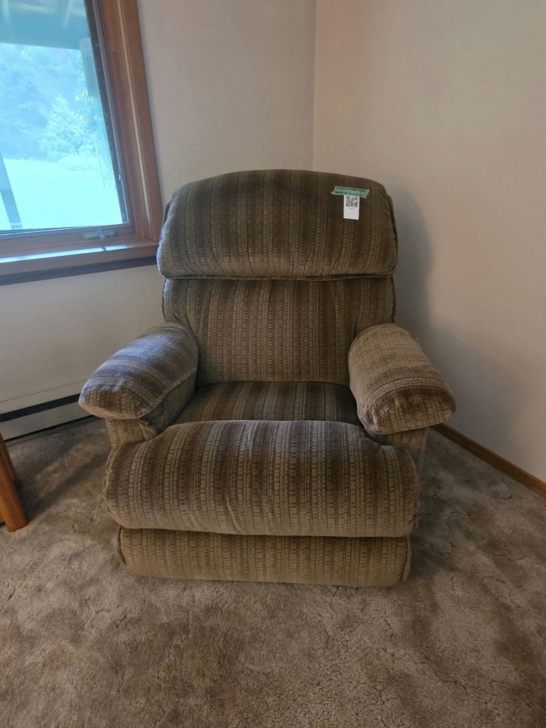 La-Z-Boy Brown Fabric Lounge Recliner Armchair - image 1 of 6