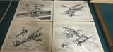 Set of Vintage Aircraft Prints - thumbnail 1 of 5